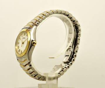 Ebel - Classic Wave 18K lunette - 1087F21 - Femme - 2000, Handtassen en Accessoires, Horloges | Heren, Nieuw