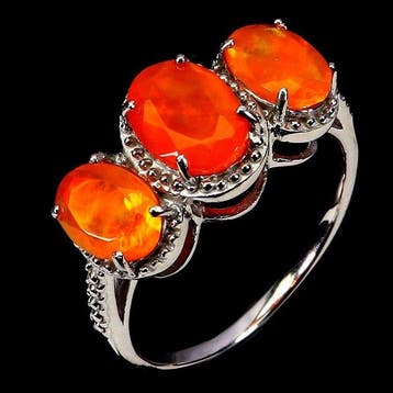 Sans prix de réserve - Bague Argent, Plaqué or blanc 14, Bijoux, Sacs & Beauté, Bagues