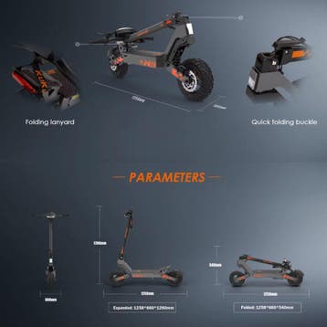 G2 Vouwbare Elektrische Scooter - Off-Road Smart E Step -, Verzenden, Nieuw, KuKirin