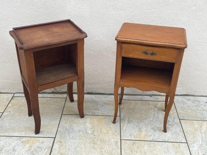 Nachtkastje (2) - Hout, Antiek en Kunst, Curiosa en Brocante