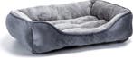 Hondenmand - Hondenkussen - Hondenbed - Grijs - 67x57 cm - N, Verzenden