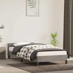 vidaXL Bedframe zonder matras 80x200 cm fluweel lichtgrijs, Verzenden, Nieuw