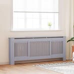 vidaXL Radiator Cover 2 pcs Grijs 205 x 20,5 x 81,5cm, Verzenden