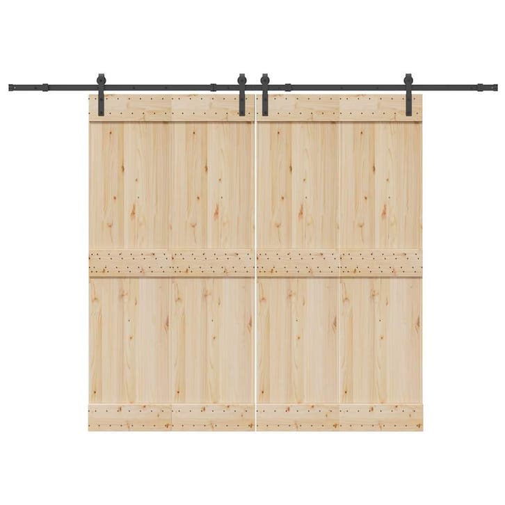 vidaXL Doos met onderdelen voor schuifdeur 305 cm staal, Bricolage & Construction, Serrurerie de bâtiment & Dispositif de fermeture