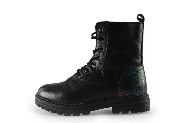 Nelson Veterboots Meisjes in maat 34 Zwart, Kinderen en Baby's, Kinderkleding | Schoenen en Sokken, Jongen of Meisje, Zo goed als nieuw
