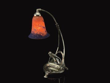 Muller Frères (1897 - 1933) vers 1920 - Bureaulamp -