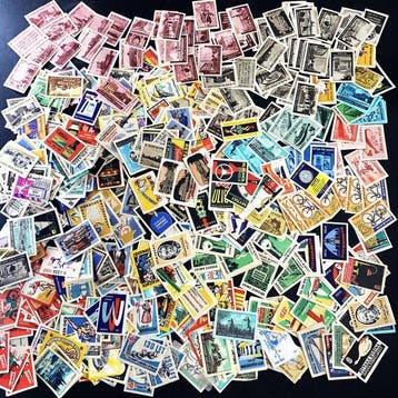 Luciferdoos (700) - Lot met meer dan 700 vintage (60s/70s), Antiek en Kunst