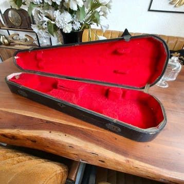 Kist - Hout, Textiel - Decoratief object