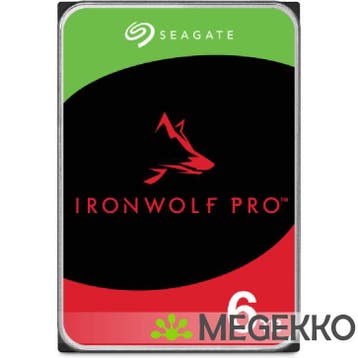 Seagate HDD NAS 3.5  6TB ST6000NT001 IronWolf Pro, Computers en Software, Harde schijven, Verzenden, Nieuw