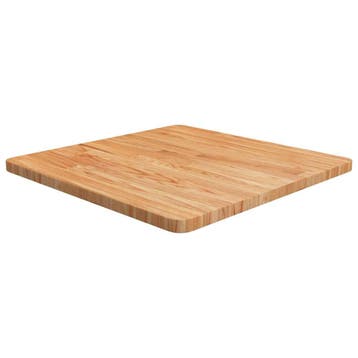 vidaXL Tafelblad vierkant 60x60x2,5cm massief eiken, Verzenden