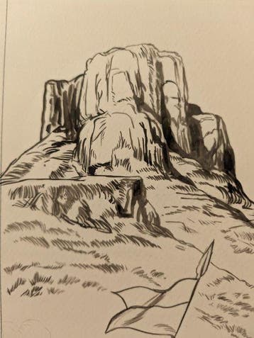 Classic Western Heroes – 4 Original Drawings by Igor, Nieuw