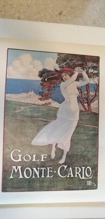 ELIO XIMENES - Golf Monte-Carlo - Jaren 1910