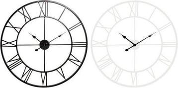 2dekans | Muurklok DKD Home Decor Metaal (2 stuks) (40 x 3, Ophalen of Verzenden