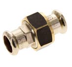 Raccord union à sertir - 15mm femelle - Joint plat en, Verzenden