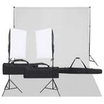 vidaXL Fotostudioset met verlichtingsset en achtergrond, Audio, Tv en Foto, Fotografie | Fotostudio en Toebehoren, Verzenden, Nieuw
