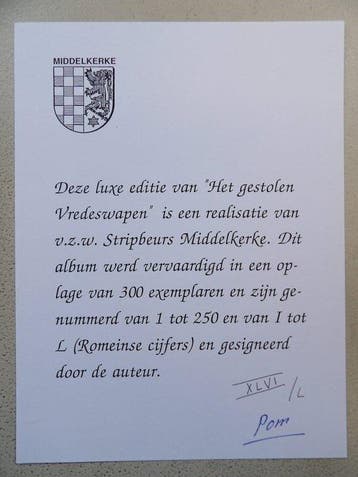 Piet Pienter en Bert Bibber Het gestolen vredeswapen -, Nieuw