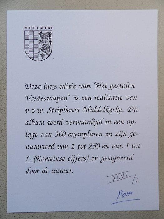 Piet Pienter en Bert Bibber Het gestolen vredeswapen -, Livres, BD