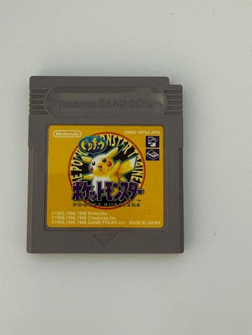 Pokemon Yellow Japanse editie - Gameboy, Verzenden