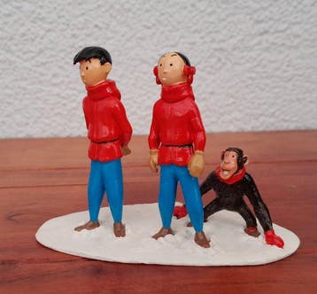 Figurines Moulinsart 46229 - Figuur - De Popol & Virginie à, Nieuw