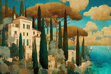 Mrs Art Prime - The Magical Dreamscape in Genova in Gustav, Antiquités & Art, Art | Peinture | Moderne