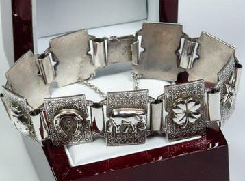 - 835 zilver - geluks-teken - handwerk - Armband