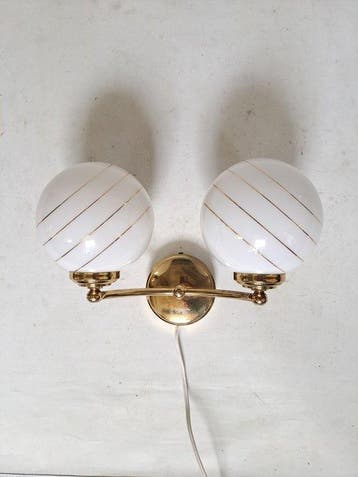 Massive - Lampe murale - Laiton, Verre - applique murale