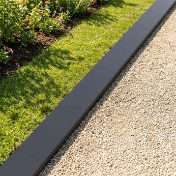vidaXL Afdekprofiel voor tuinranden 2 st 100 x 15 x 5 cm, Verzenden, Nieuw