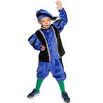 Pietenpak Kind Katoen Blauw/Zwart, Verzenden, Nieuw