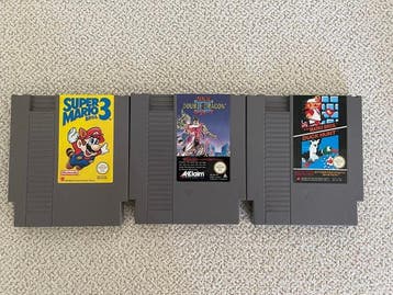 Nintendo - Nes - Nintendo NES – Lot of 3 PAL Games – Super