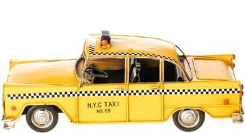 Figuur - New York Cab - Metaal