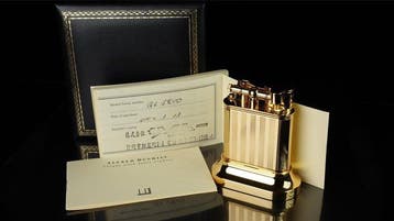Dunill - Rare Unique Club Table Pattern Lighter - Aansteker, Nieuw