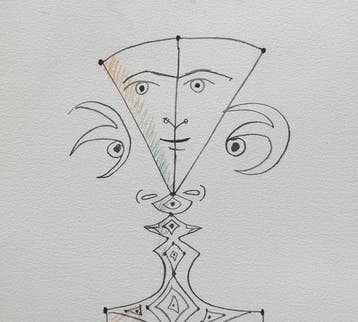 Jean Cocteau (1889-1963) - Visages