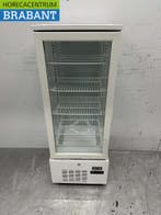 HCB Vitrine réfrigérée Vitrine pâtissière Blanc 92 litres, Verzenden