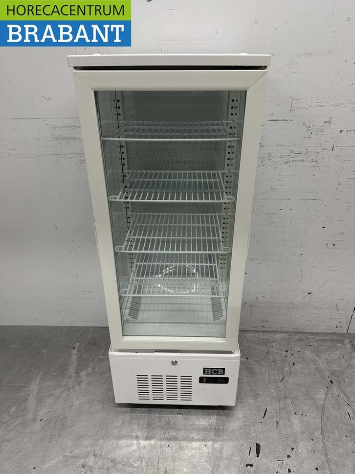 HCB Vitrine réfrigérée Vitrine pâtissière Blanc 92 litres, Zakelijke goederen, Horeca | Keukenapparatuur, Verzenden
