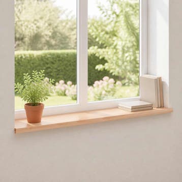 vidaXL Raamprofielen 2 st Naturel 160 x 25 x 2 cm Massief, Verzenden, Nieuw