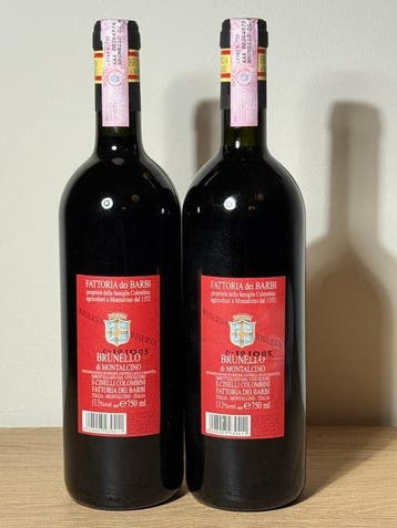 2005 Fattoria dei Barbi - Montalcino Riserva - 2 Flessen, Nieuw