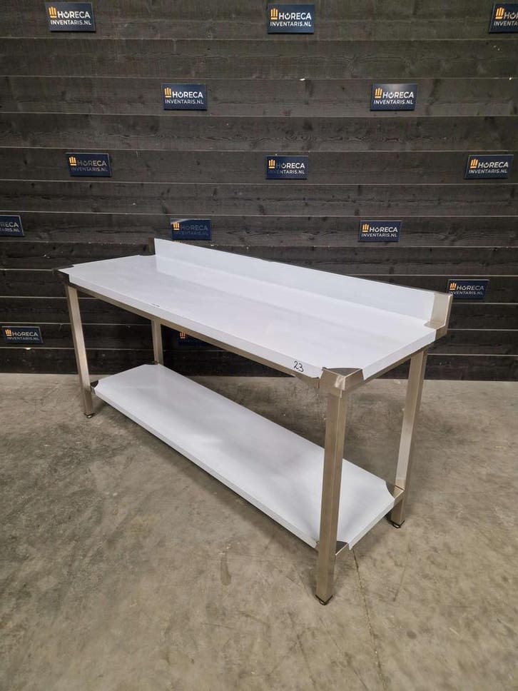 Werktafel | RVS | 180cm | horeca, Zakelijke goederen, Horeca | Meubilair en Inrichting, Gebruikt