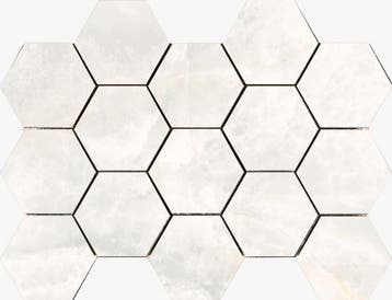 32,5X22,5 HEX CR.NOOR WHITE Glans, Ophalen of Verzenden