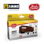 Ammo-Mig Railcenter R-1010 American Freight Cars, Verzenden, Overige typen