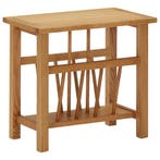 vidaXL Bijzettafel 45x27x42 cm massief eikenhout, Huis en Inrichting, Tafels | Bijzettafels, Verzenden, Nieuw