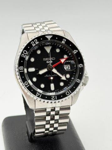 Seiko - GMT ghost black automatic - Sans prix de réserve -