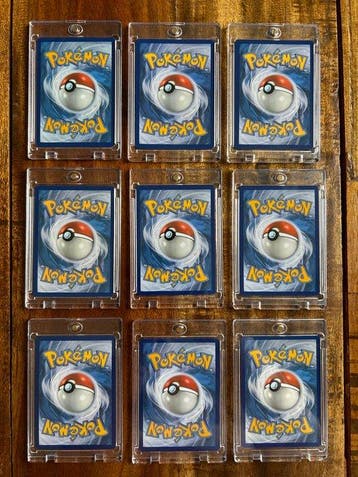 Pokémon - 9 Card - Charizard Collection Full art, Holo,, Nieuw