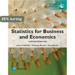 Statistics for Business and Economics, Global Edition, Verzenden, Gelezen, McClave James