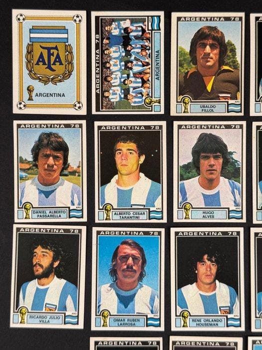 1978 Panini Argentina 78 World Cup, - Argentina complete, Verzamelen, Stickers