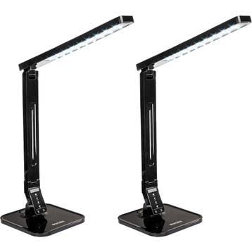 Bureaulamp, LED, dimbaar, inklapbaar, 14W - Set van 2, Verzenden, Nieuw