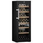 Wijnklimaatkast | VINIDOR | 131x 75cl | Zwart | 2 Zones |, Verzenden