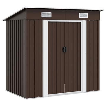 vidaXL Tuinberging 194x121x181 cm staal bruin, Verzenden, Nieuw