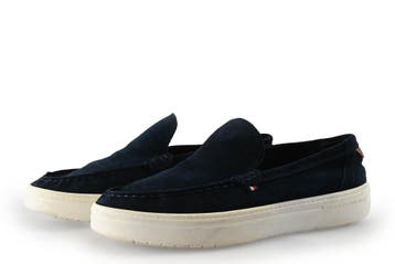 Tommy Hilfiger Instappers in maat 42 Blauw, Zo goed als nieuw, Verzenden, Blauw, Tommy Hilfiger