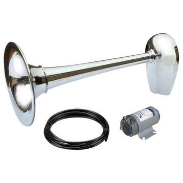 Bieden: Marco PW2-BC Marine Air Hoorn 24V Chrome 200 mm wit, Ophalen of Verzenden, Nieuw