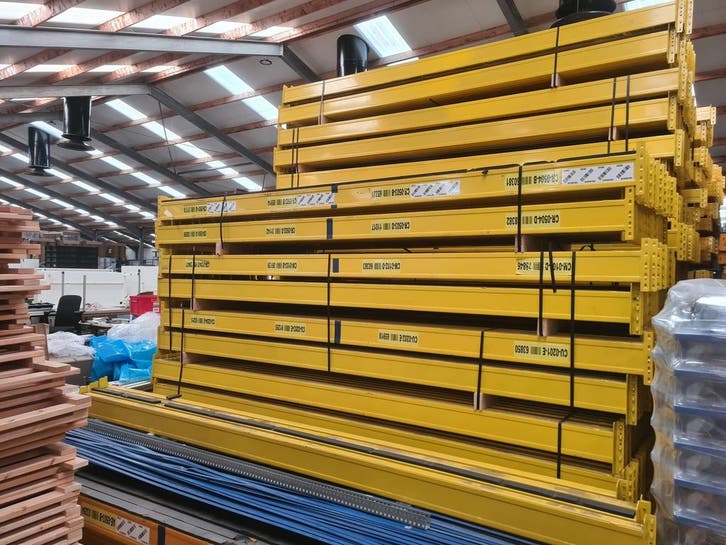 Jungheinrich Esmena palletstelling 1100mm diep gebruikt, Zakelijke goederen, Kantoor en Winkelinrichting | Magazijn, Stelling en Opslag
